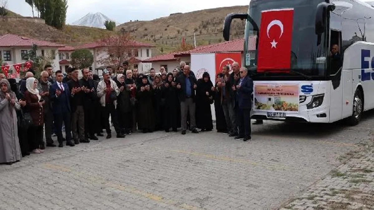 Erzurum'dan 36 şehit yakını aile Çanakkale’ye uğurlandı