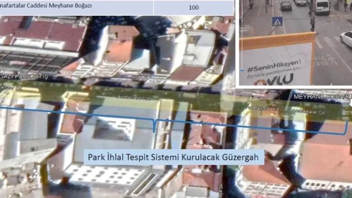 Balıkesir'de park ihlallerine yönelik kamera takip sistemi devreye alınıyor