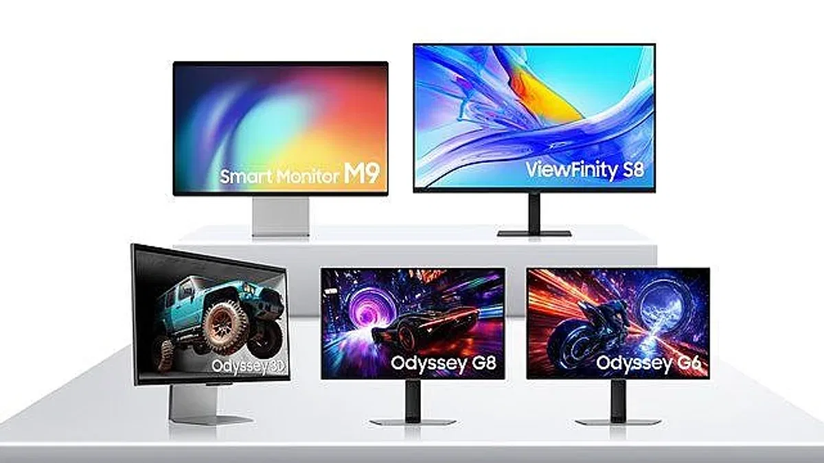 Samsung'un yapay zekâ özellikli yeni monitörleri CES 2025’te sahneye çıktı