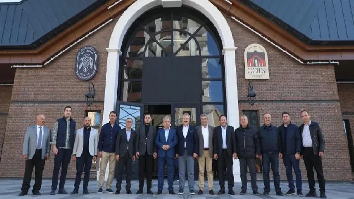 Kayseri'de Çarşı Melikgazi'ye protokol ziyareti