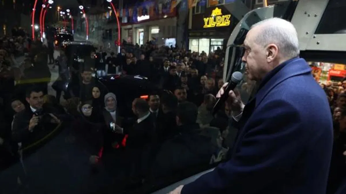 Cumhurbaşkanı Erdoğan memleketi Rize'de