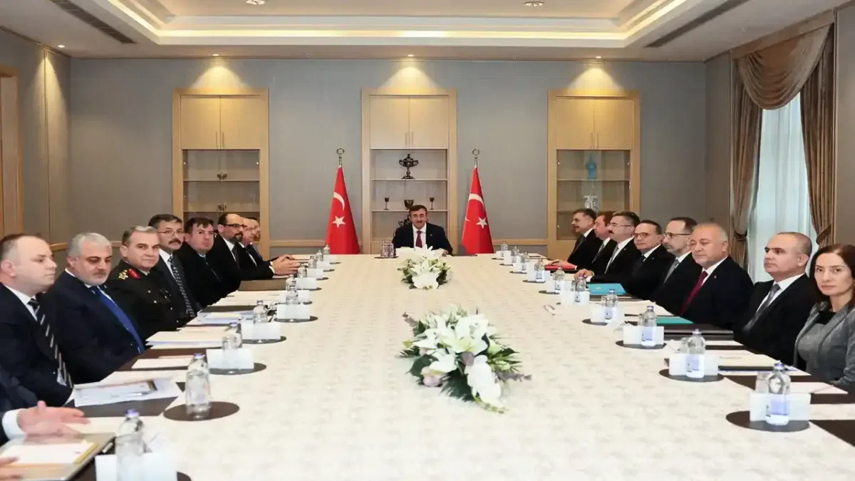 Cumhurbaşkanı Yardımcısı Cevdet Yılmaz Ankara toplantısında konuştu
