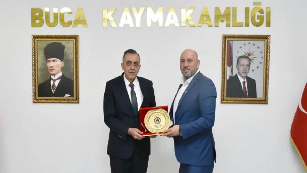 Ege Bölgesi İş İnsanları Federasyonu'ndan Buca Kaymakamlığı'na ziyaret