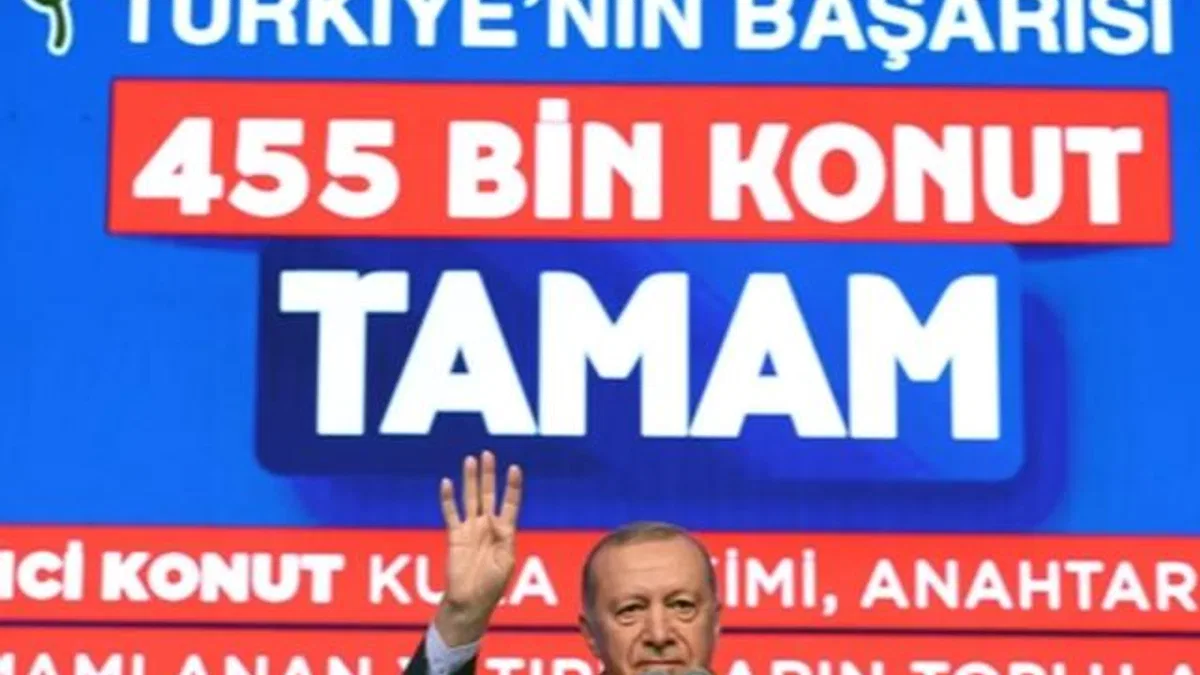 Erdoğan: 455 bininci konutu teslim ediyoruz