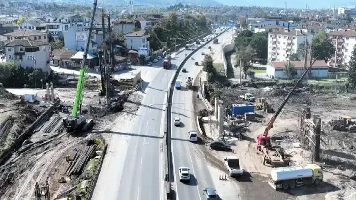 Kocaeli  Başiskele'de fore kazıklar çakılıyor