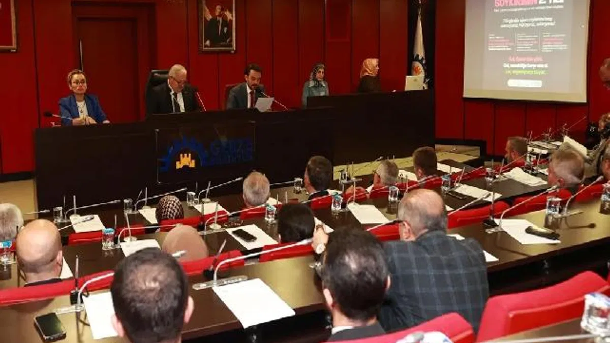 Kocaeli Gebze meclisinden Gazze’ye oy birliğiyle yardım kararı