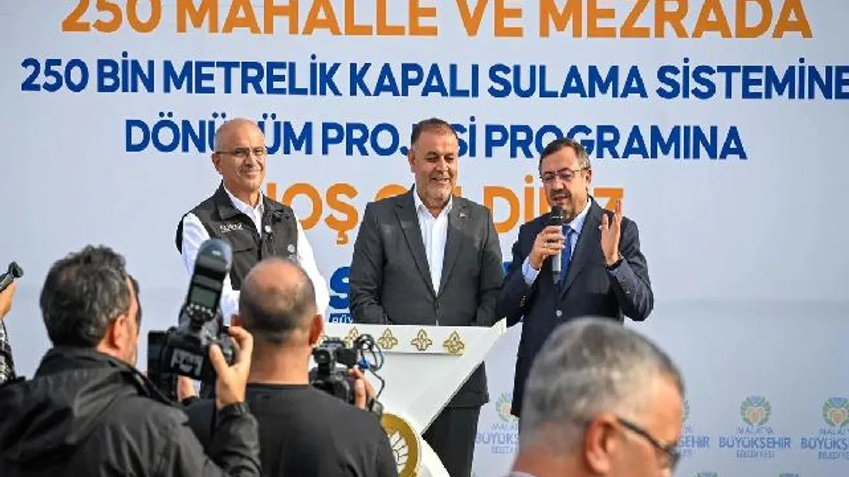Malatya’da 70 milyon liralık sulama yatırımı