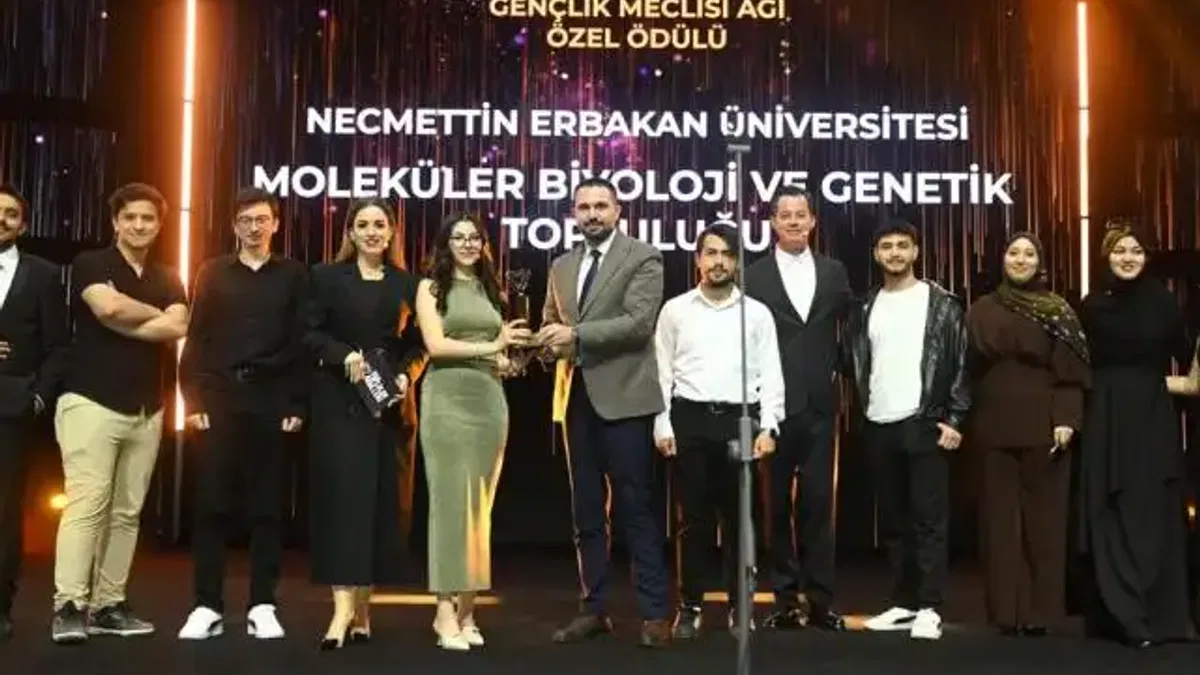Konya gençliği ödüllendirildi