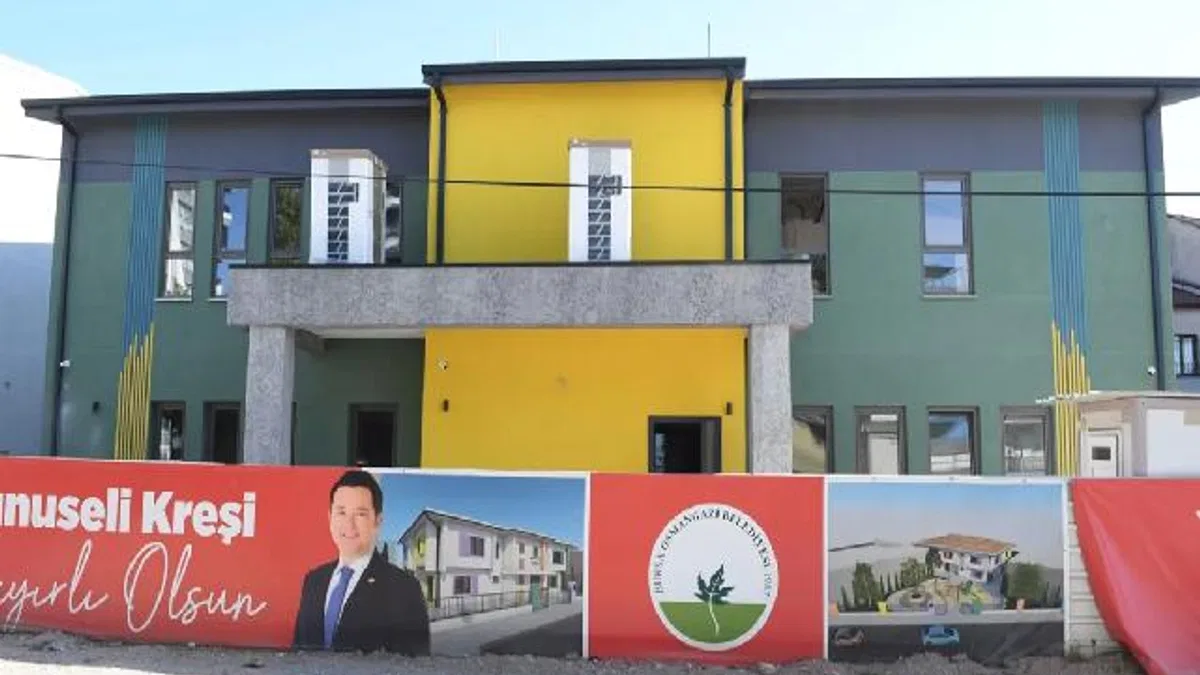 Bursa Osmangazi'de kreş sayısı 7'ye ulaşıyor
