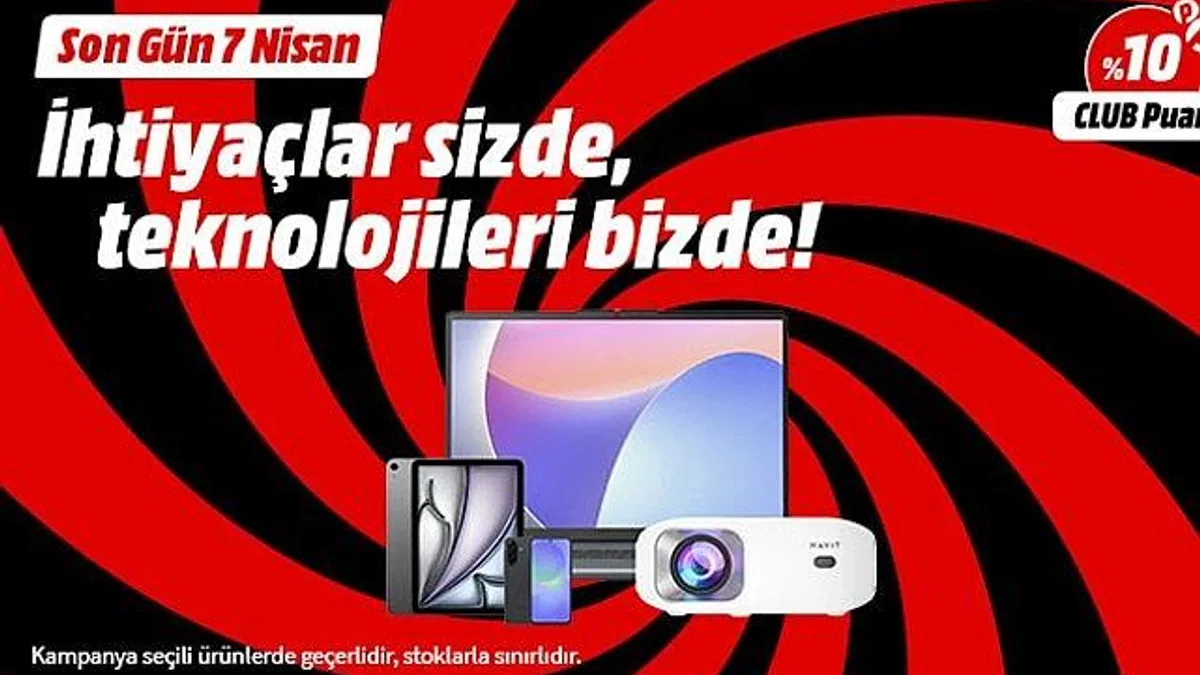 "İhtiyaçlar Sizde, Teknolojiler MediaMarkt'ta" Kampanyası Devam Ediyor
