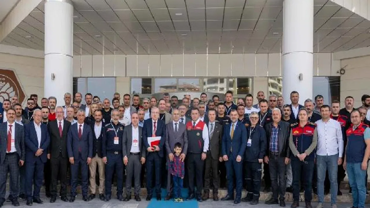 81 ilin itfaiyecileri Malatya'da toplandı
