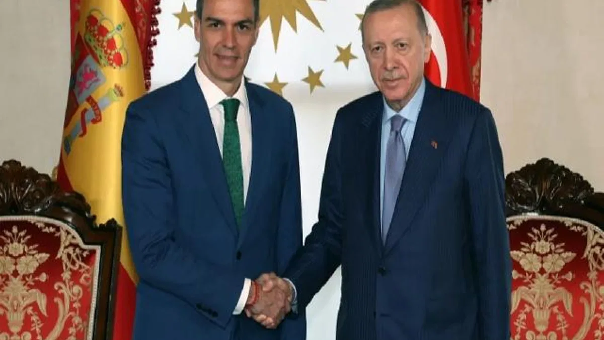 Cumhurbaşkanı Erdoğan, İspanya Başbakanı Sanchez ile görüştü
