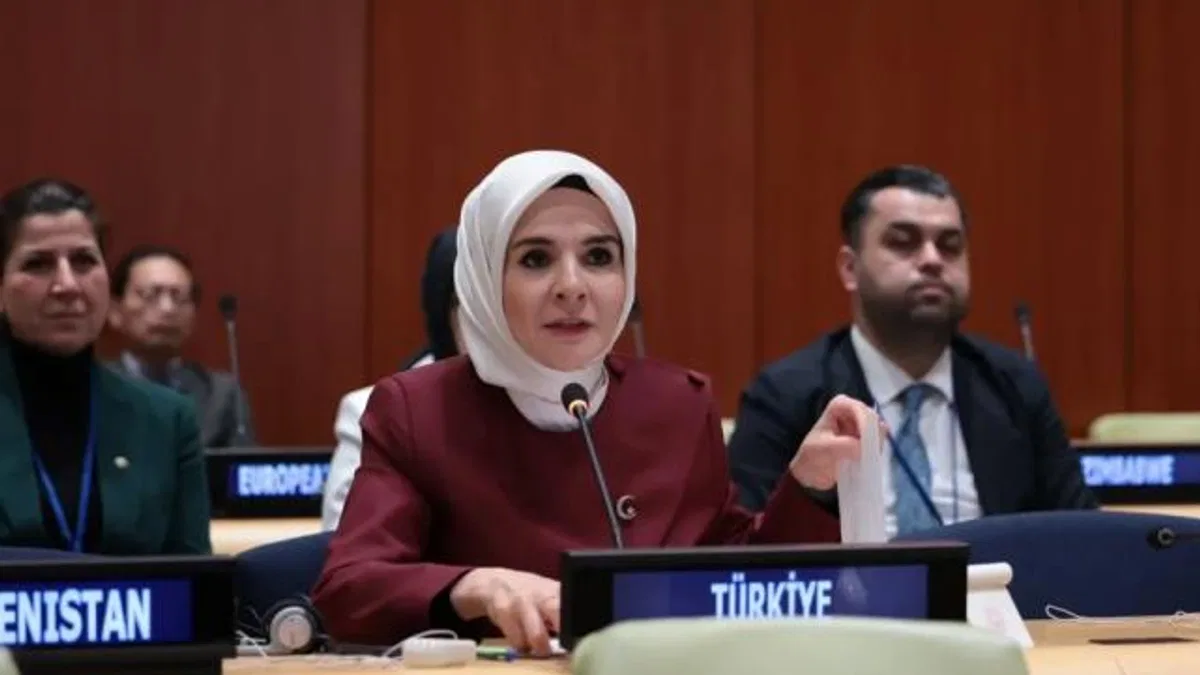 Bakan Göktaş BM'de konuştu: Kadınlar ve çocuklar için derin endişe duyuyoruz