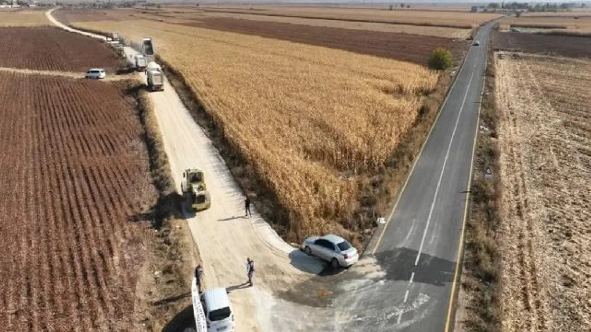 Büyükşehir, Suruç kırsalında yol konforunu artırıyor