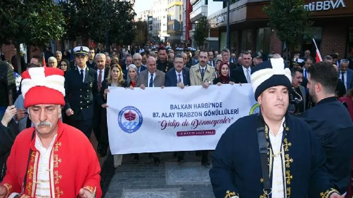 Trabzon’da ‘Gidip de Dönmeyenler’ etkinliği! 511 şehit anıldı