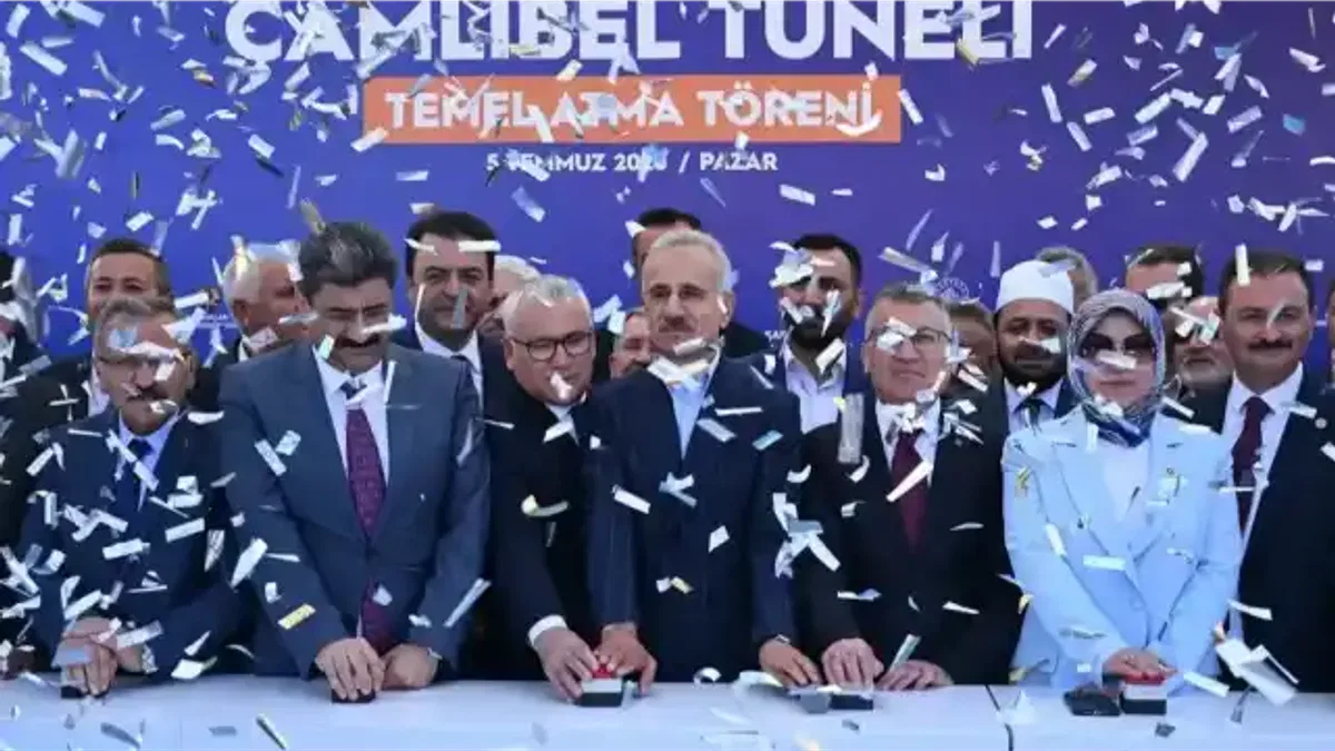 Sivas ile Tokat arasında kesintisiz ulaşım hedefi... Çamlıbel Tüneli’nin temeli atıldı