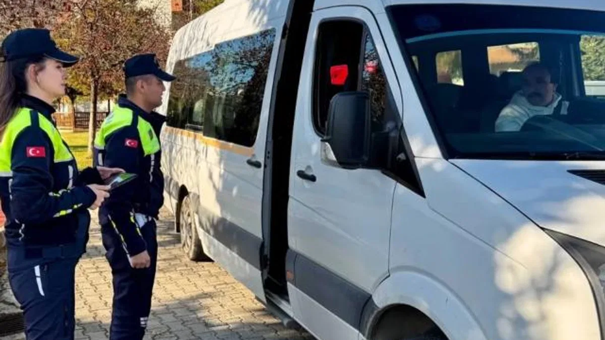Artvin'de servis araçlarına sıkı denetim