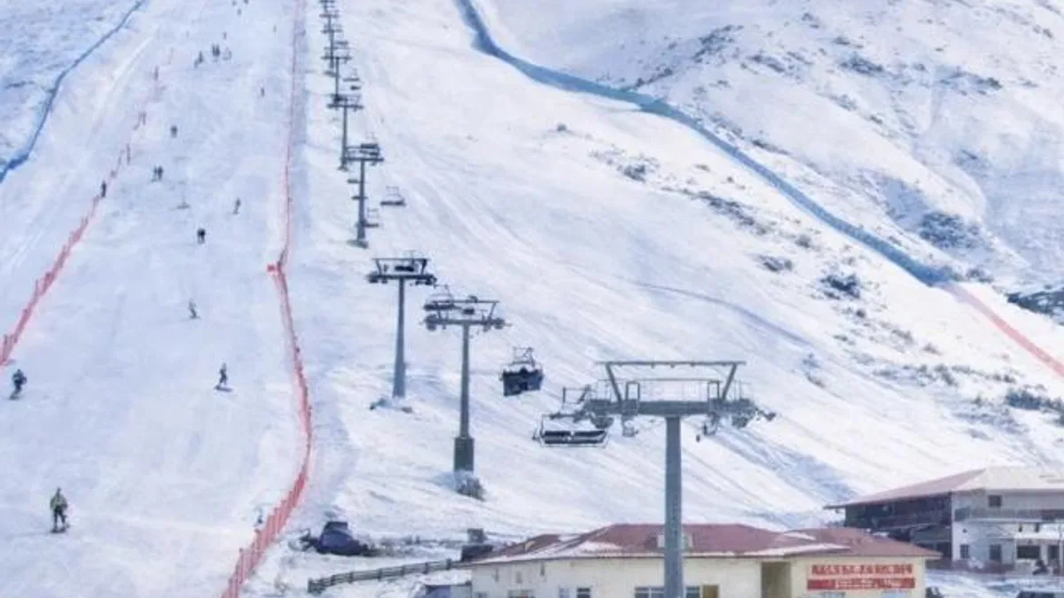 Ağrı'da Güneykaya Kayak Tesisi için geri sayım