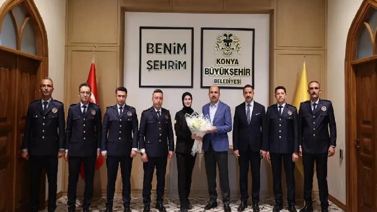 Konya İtfaiyesi'nden Başkan Altay'a ziyaret