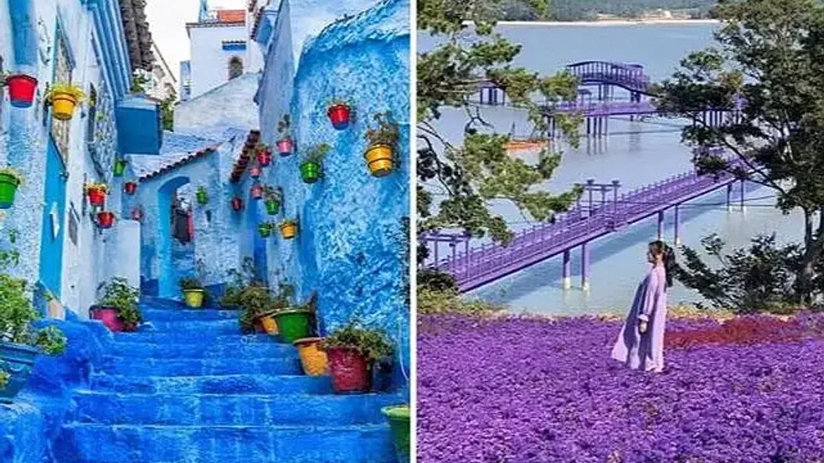 Dünyanın En Güzel Tek Renkli Yerleri