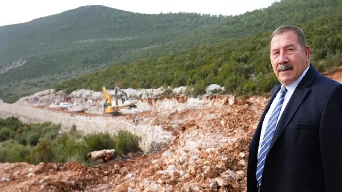 Muğla Milas'ta hastane yolunda çalışmalar hızlandı
