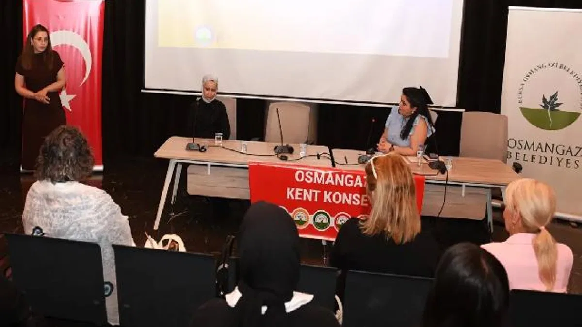 Bursa Osmangazi'de kadınlara menopoz bilinci