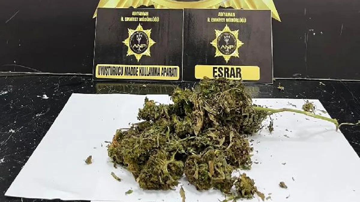 Adıyaman'da klima ünitesine zulalanmış esrar ele geçirildi!