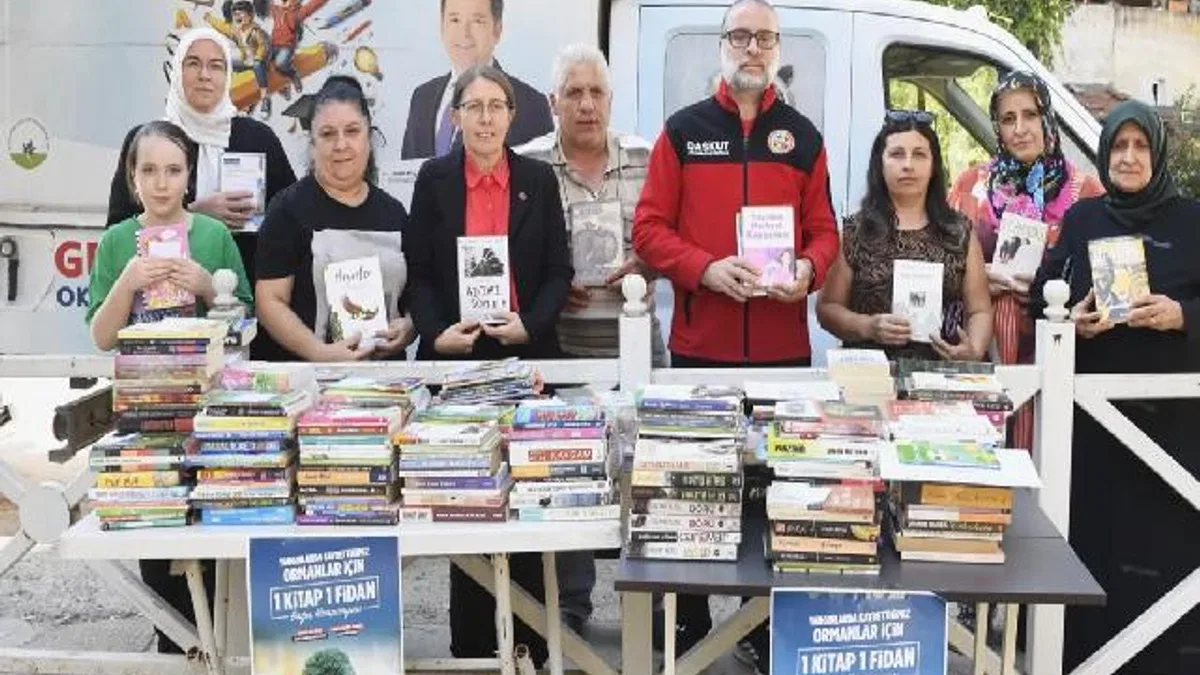 Bursa Osmangazi'de kitaplar fidana dönüşüyor
