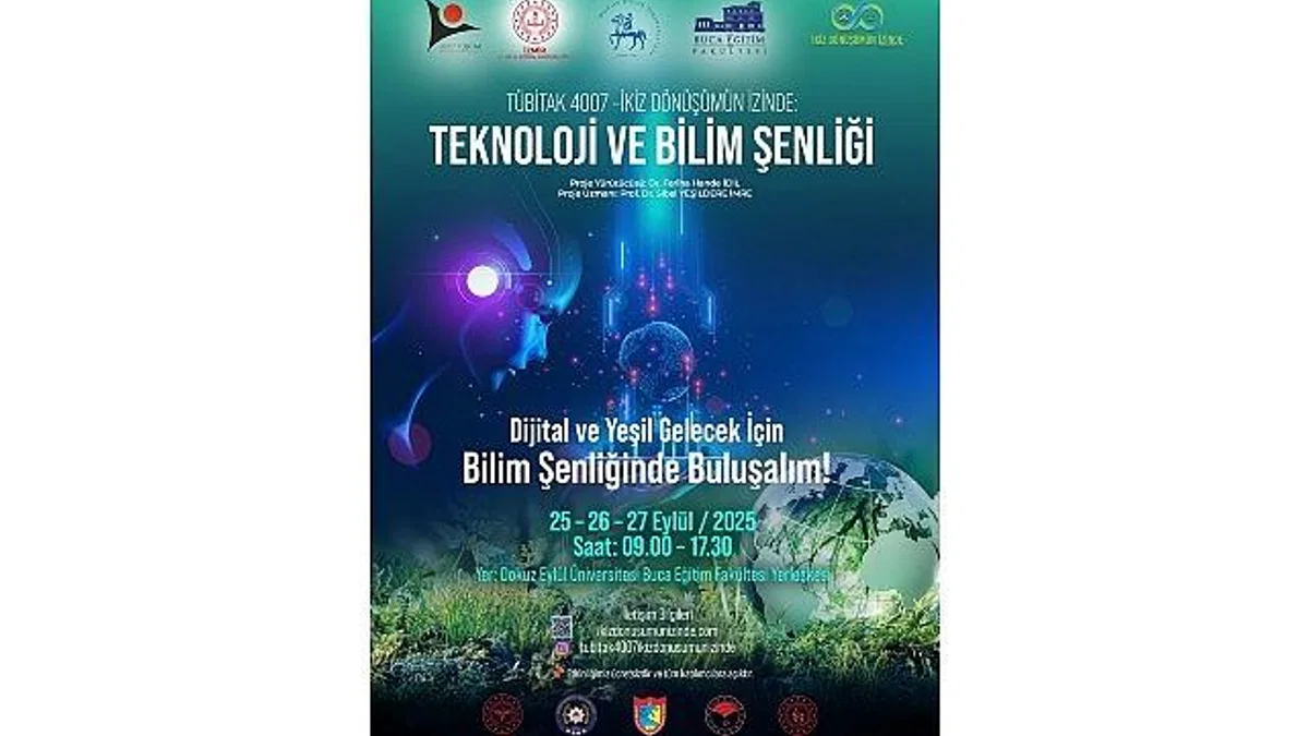 İzmir'de Bilim ve Teknoloji Rüzgârı: DEÜ'de 'İkiz Dönüşümün İzinde' Şenliği Başlıyor