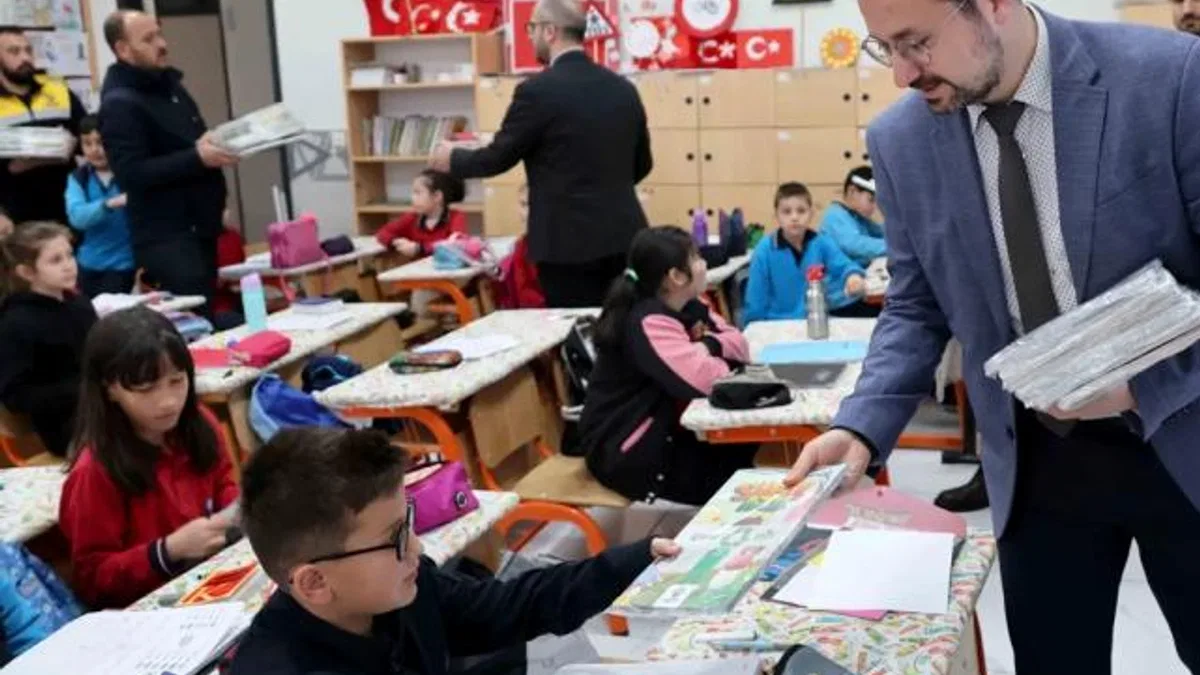 Konya Karatay'da ilkokul öğrencilerine sıfır atık bilinci