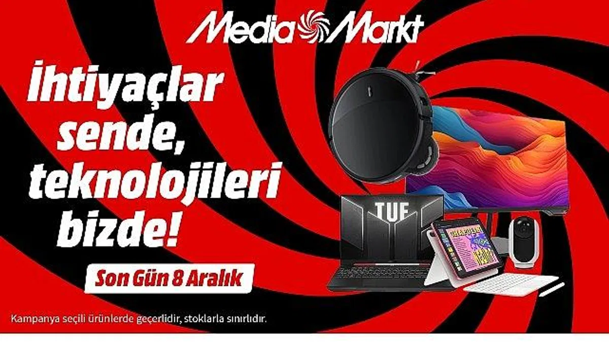 "İhtiyaçlar Sizde Teknolojileri MediaMarkt'ta" Kampanyası ile teknoloji alışverişinin tam zamanı!