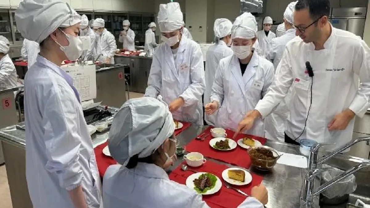 Japon şefler Türk yemeklerini öğrenerek mezun olacak