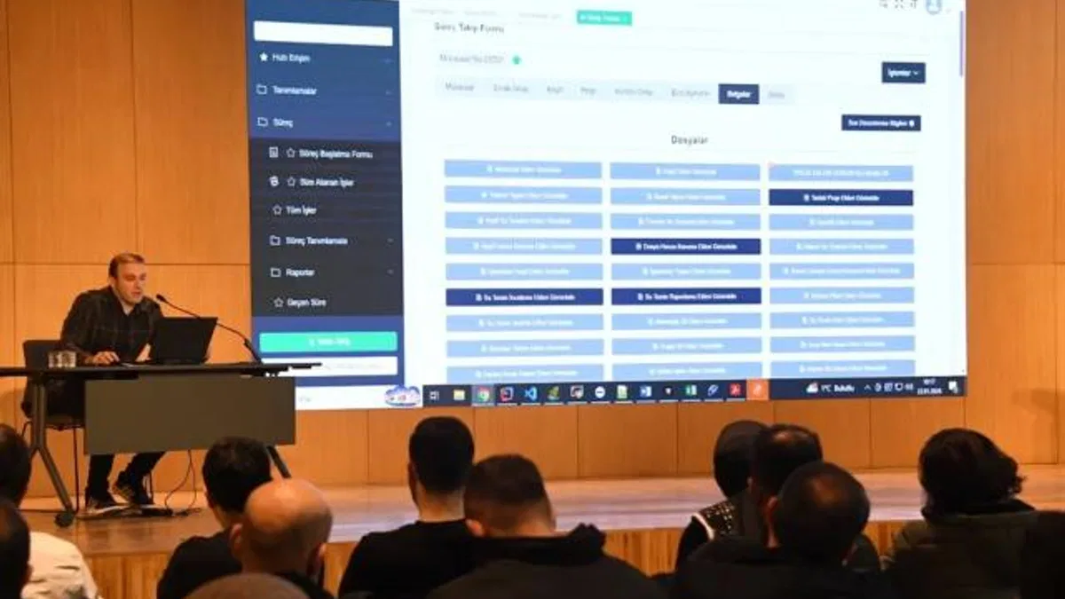 KOSKİ'nin yerli yazılımı için hizmet içi eğitim
