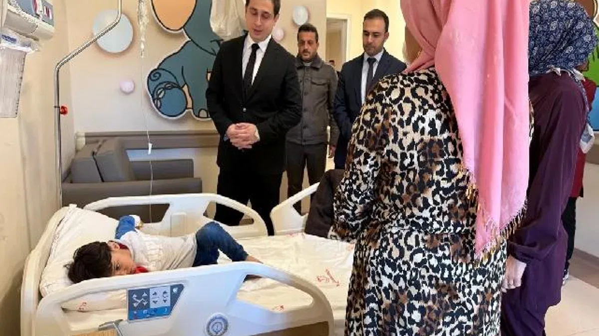 Batman Sason'da Kaymakam Başar'dan hastane ziyareti