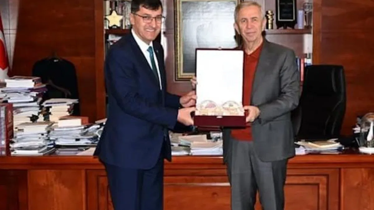 Eyüp Kahveci'den Mansur Yavaş'a ziyaret