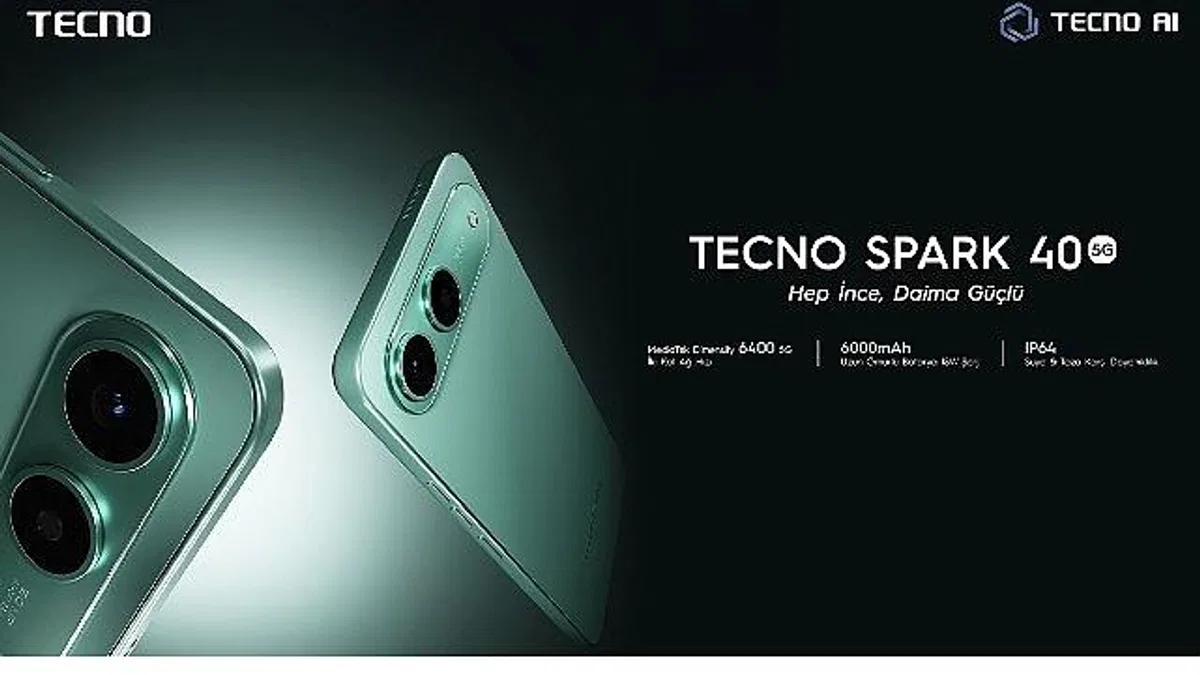 Tecno Spark 40 5G, Sizi Yarı Yolda Bırakmıyor