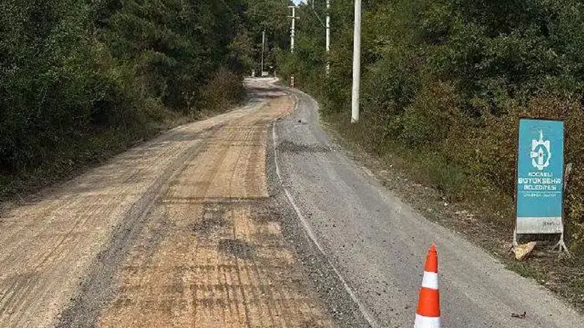 Gebze Kargalı-Yağcılar yoluna Kocaeli imzası