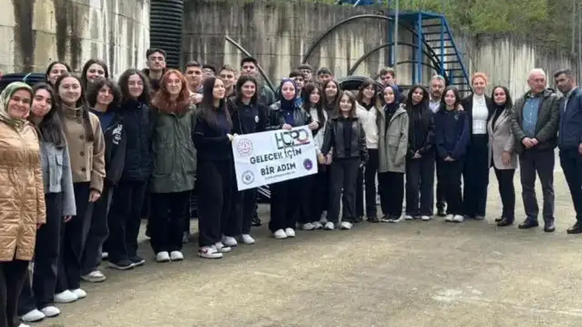 Trabzon’da öğrencilere atık su arıtma eğitimi