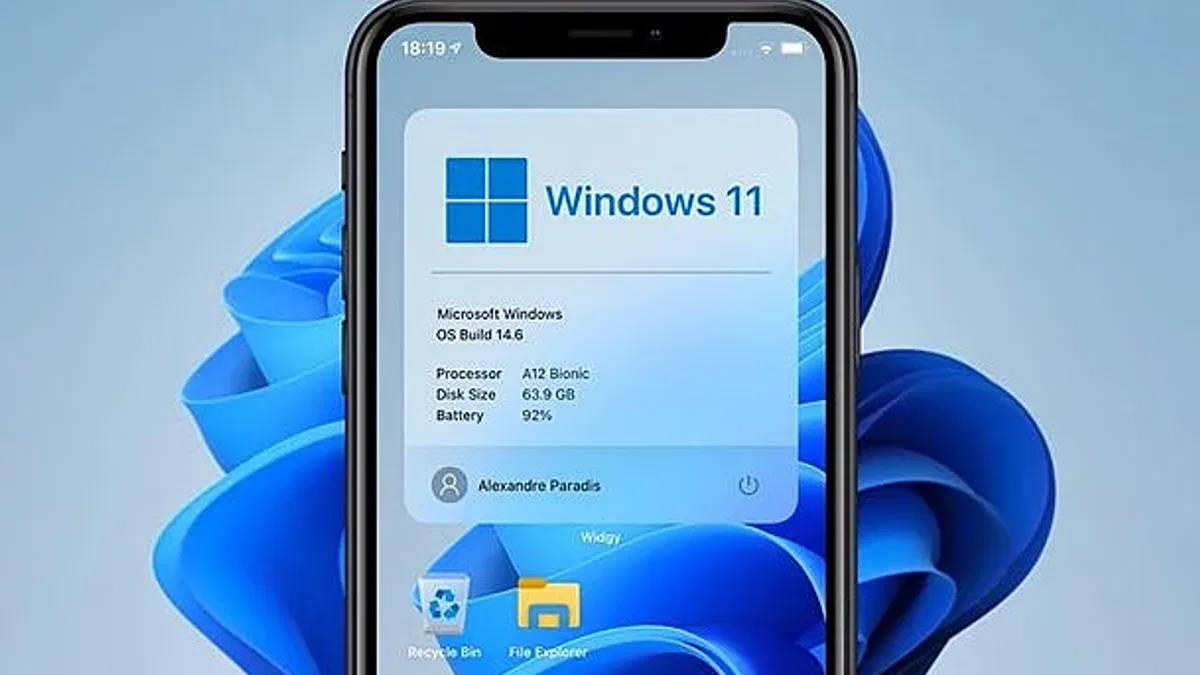 Xiaomi telefonda Windows 11 çalıştırıldı