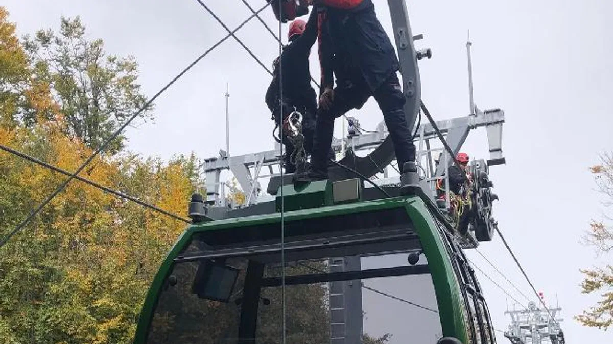 Kartepe Teleferik’te gerçeği aratmayan tatbikat