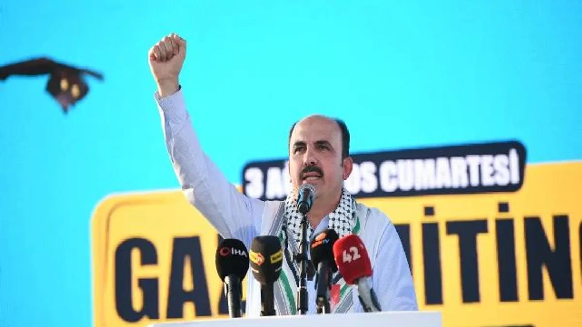 Konya'da Başkan Altay’dan Gazze mesajı