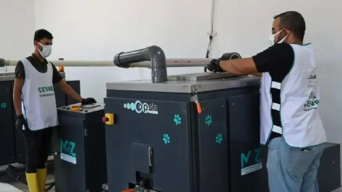 Organik atıklar can dostlara umut oluyor