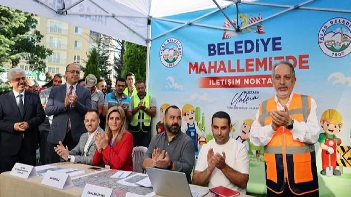 Kayseri Talas'ın 'Belediye Mahallemizde' uygulamasına övgü
