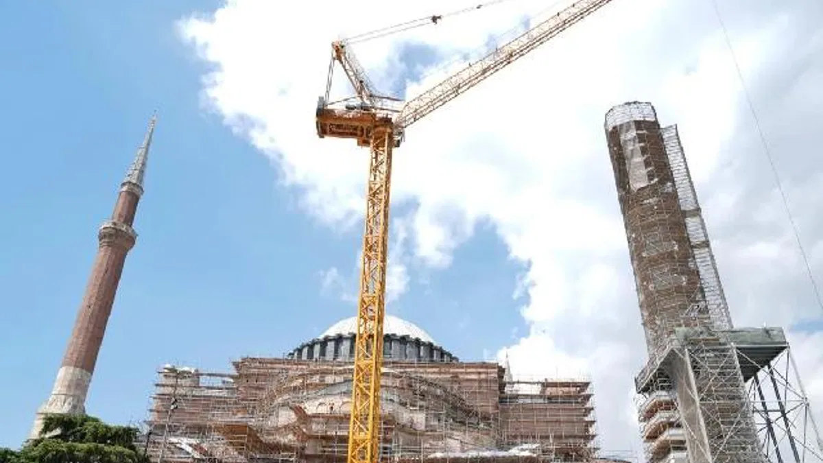 Ayasofya'da güvenlik yapay zekâ ile güçlendi