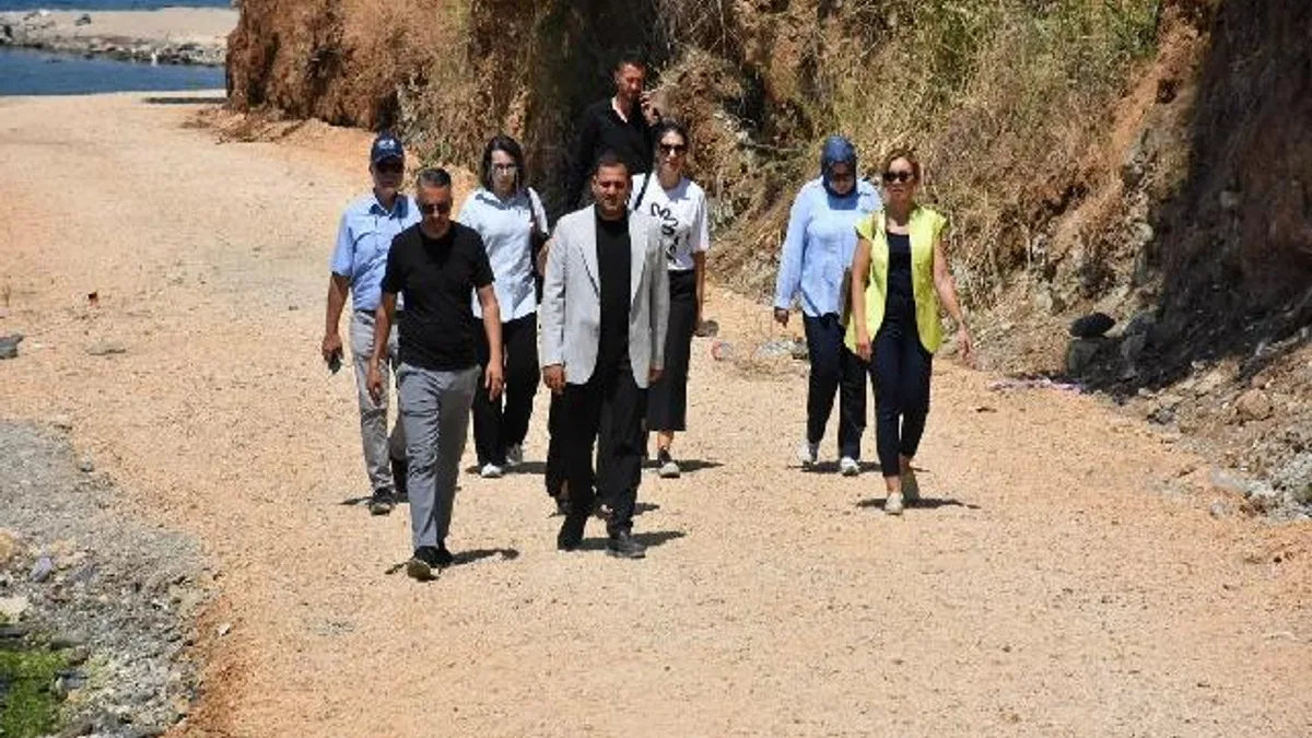 Bursa Gemlik’te yeni sahil yolu için altyapı hazırlığı