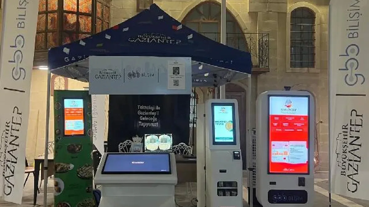 Yeni nesil kiosklar Gaziantep’te hizmete girdi