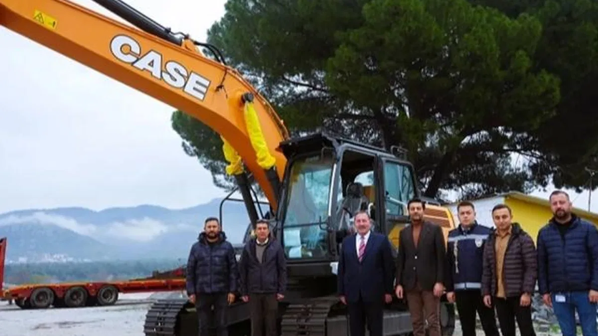 Muğla Milas'a TBB'den ekskavatör hibesi