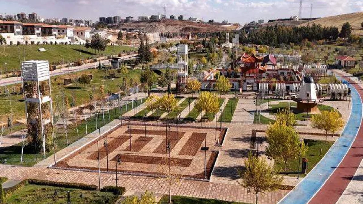 Gaziantep’te Galle Park’a Uluslararası Yeşil Bayrak Ödülü