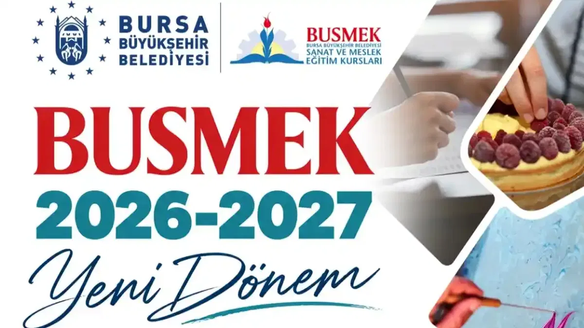 BUSMEK yeni dönem kursları Bursalıları bekliyor