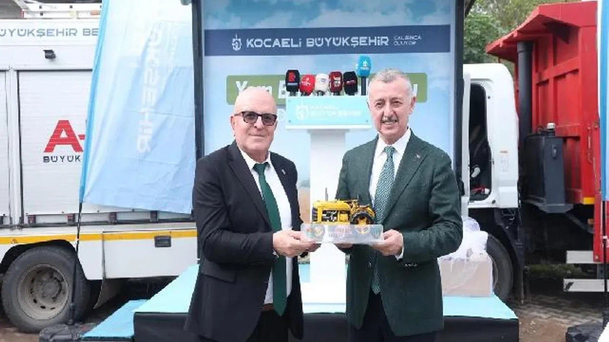 Kocaeli Büyükşehir 4 mevsim çiftçinin yanında